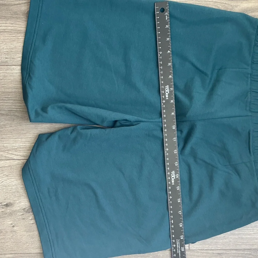 Pure Jill Affinity Pull On Shorts Teal Elastic Waist - Picture 8 of 10